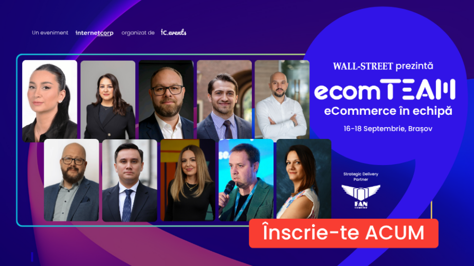 ecomTEAM 2026: Evenimentul care reunește între 16-18 septembrie comunitatea de eCommerce la Brașov